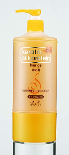 Keratin Silk Protein Hair Gel for Smooth & Shiny Hair - Styling & Frizz Control for Men & Women - Perfect for Daily Use & Special Occasions