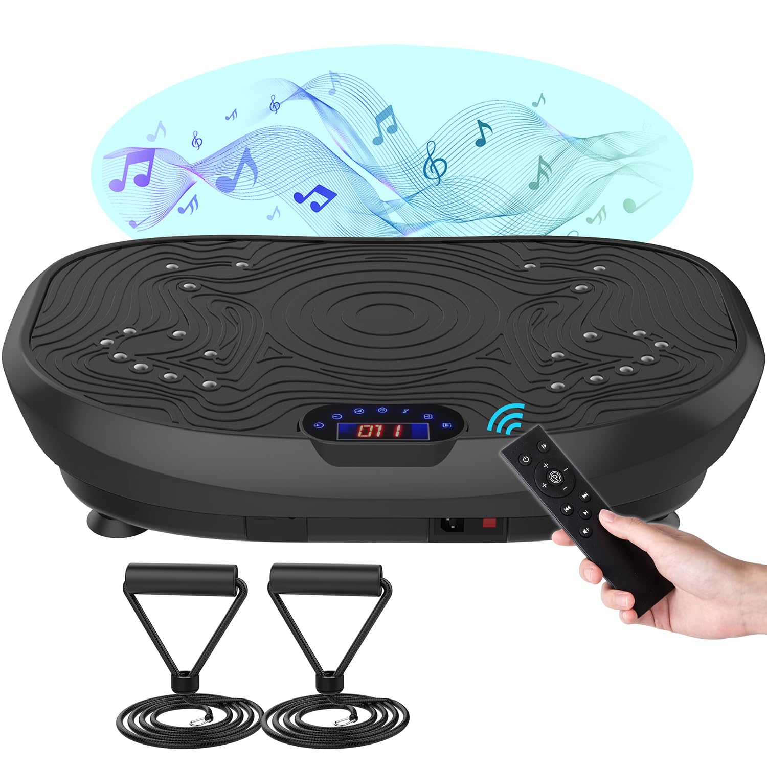 AXV Vibration Plate Exercise Machine - Whole Body Workout Platform for Weight Loss, Toning & Fitness | Power Vibration Technology for Home Gym & Wellness | Perfect for Small Spaces, Post-Workout Recovery & Senior Exercise