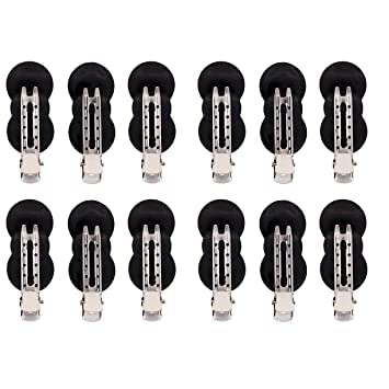 KAVIN Set of 12 Hair Styling Section Clips - Professional Hair Cutting, Coloring & Dressing Pins for Women & Girls (Multicolor) - Perfect for Salon, Home Haircuts & DIY Styling