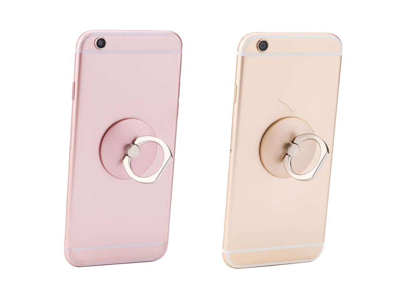 4 Pack Universal 360° Rotating Phone Finger Ring Holder Grip Stand - Compatible with iPhone, Samsung & Most Smartphones - Perfect for Watching Videos, Taking Selfies & Hands-Free Use (4 Colors)