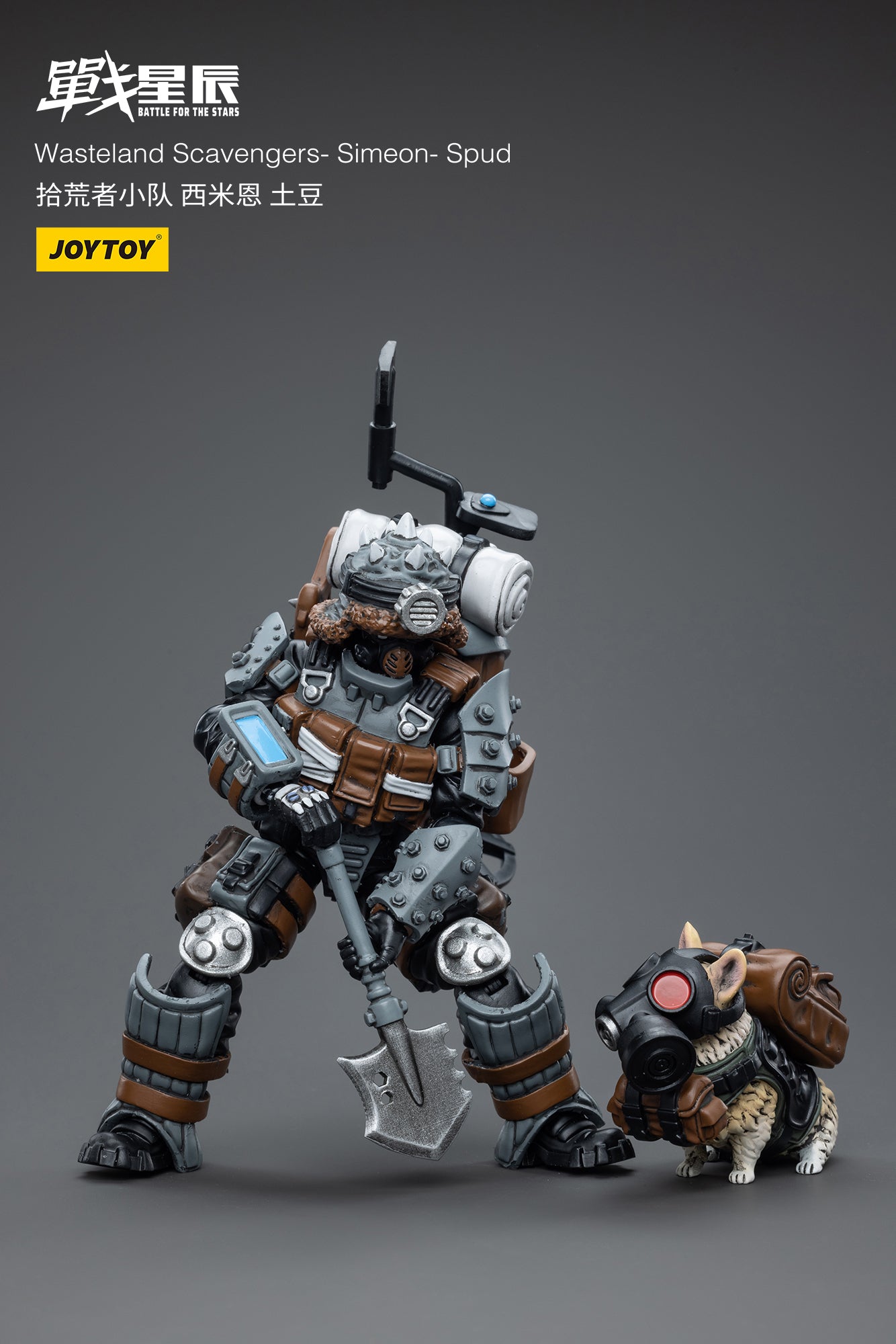 1/18 JOYTOY 3.75 Inch Wasteland Scavengers Action Figure Set (3PCS) - Post-Apocalyptic Collectible Toys for Display, Photography & Role Play