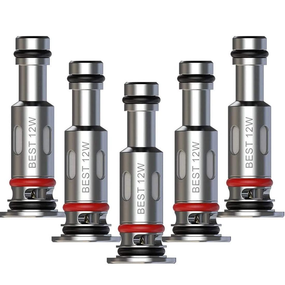 SMOK LP1 0.8ohm Mesh Coils 5-Pack (12W Rated) - Compatible with Nfix Pro Kit, RPM 25W Kit, Novo 4 Kit, Pozz Pro Kit & Novo 4 Mini Kit - Replacement Coils for Vape Pod Systems - Perfect for Smooth Flavor & Cloud Chasing
