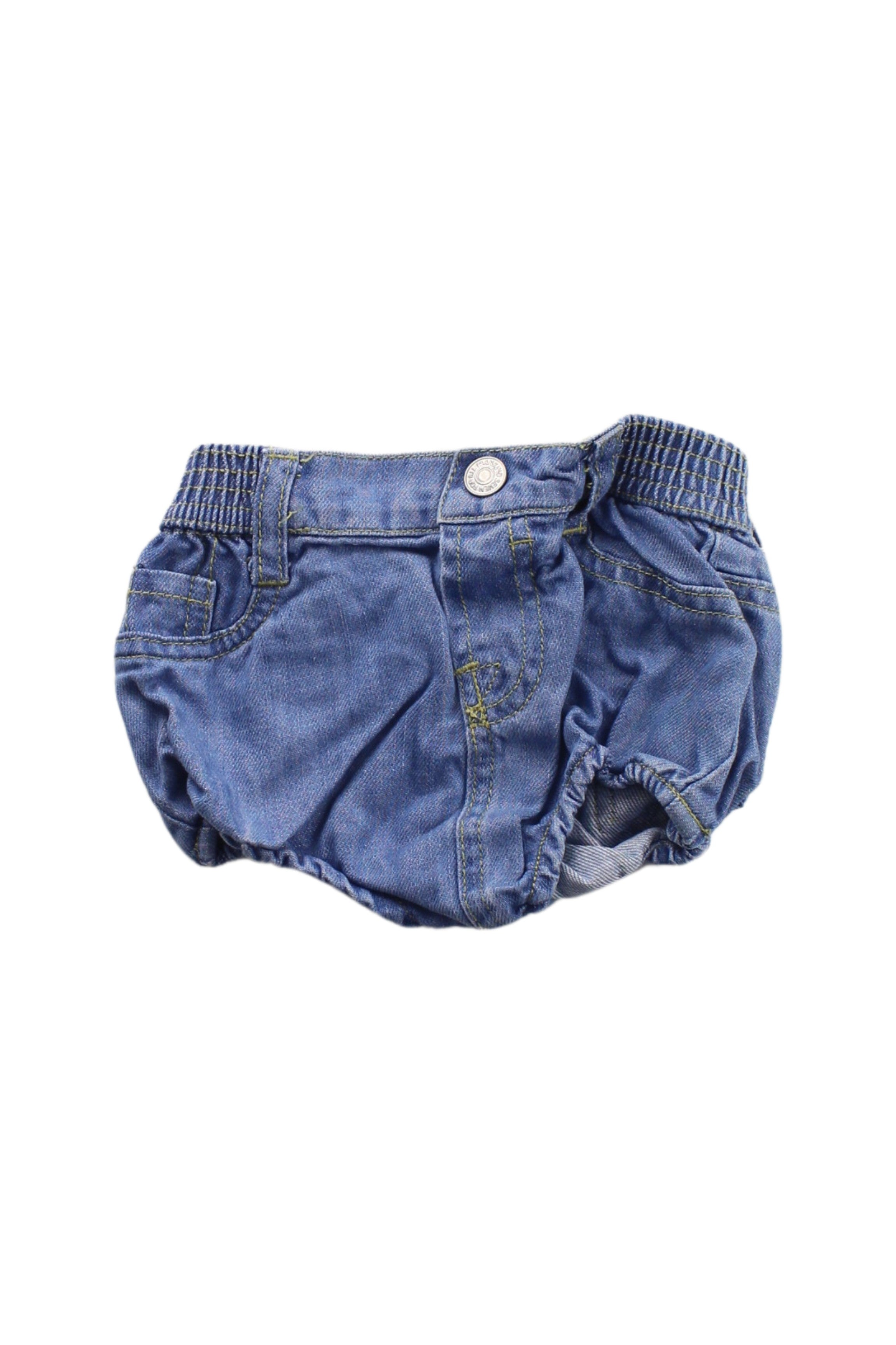 7 For All Mankind Baby Girls' Bloomers Size 6-12 Months | Soft Cotton Bloomer Shorts for Infants | Perfect for Playtime, Photo Shoots & Summer Outfits