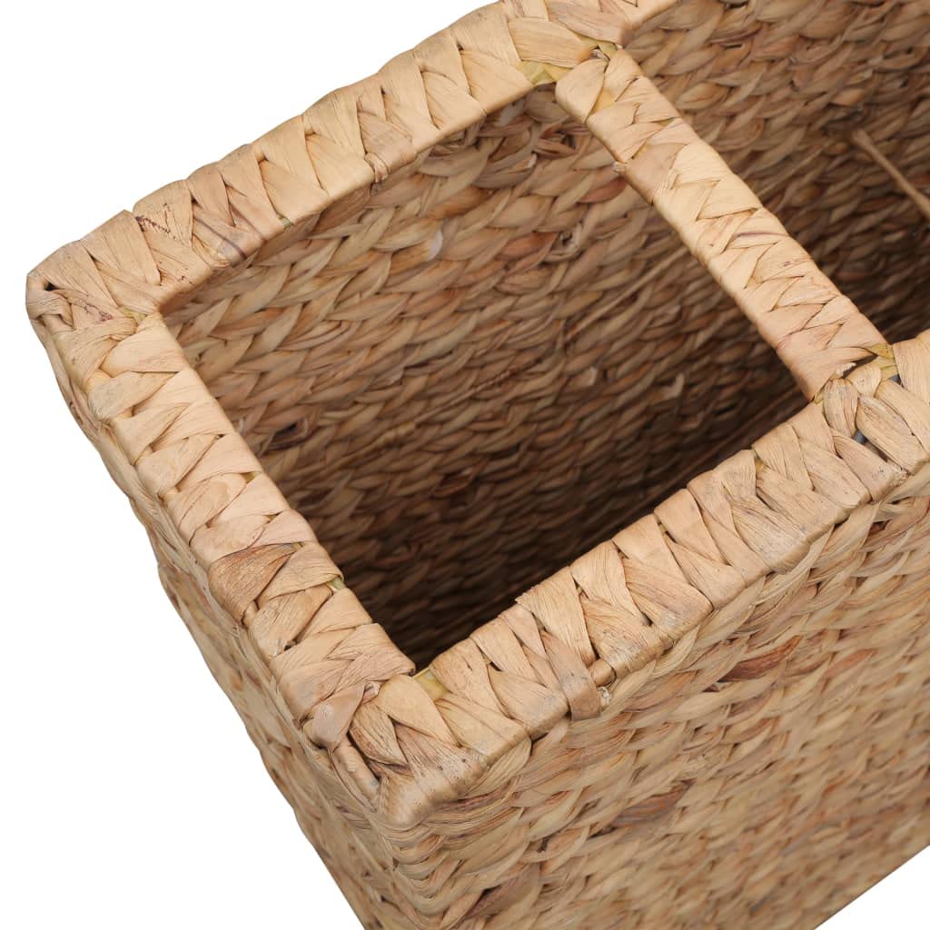 CHARMMA Garden Raised Bed with 4 Pots - 6.5KG Water Hyacinth Planter Box for Outdoor Gardening, Balcony & Patio Decor