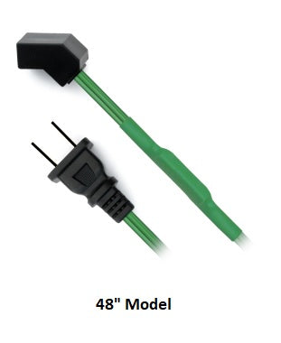 45° Plug AC Power Fan Cord with Preset Thermal Switch - Perfect for Home Cooling, Electronics & Appliance Safety Protection