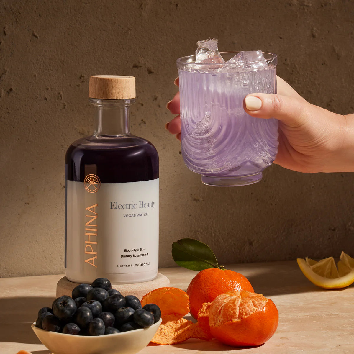 Vegas Water Electrolyte Elixir - Hydrating Beauty Drink with Essential Minerals | Perfect for Post-Workout Recovery & Daily Hydration Boost