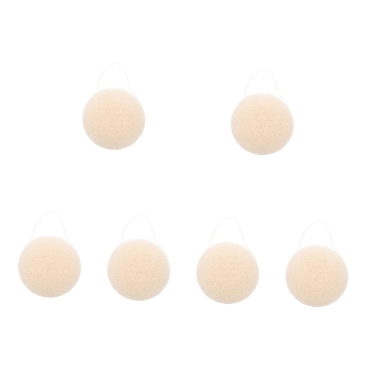 Beautifu 6-Pack Konjac Facial Sponge Set - Natural Loofah & Charcoal Infused Compressed Sponges for Deep Cleansing & Makeup Removal | Gentle Exfoliation for All Skin Types | Perfect for Daily Face Wash & Travel Skincare Routine