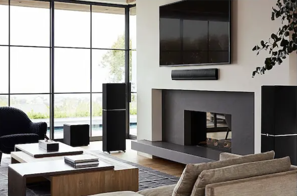Definitive Technology 3C 75 On-Wall Passive Sound Bar - Mythos Series for Home Theater & Music | Perfect for Living Rooms, Bedrooms & Home Entertainment Systems