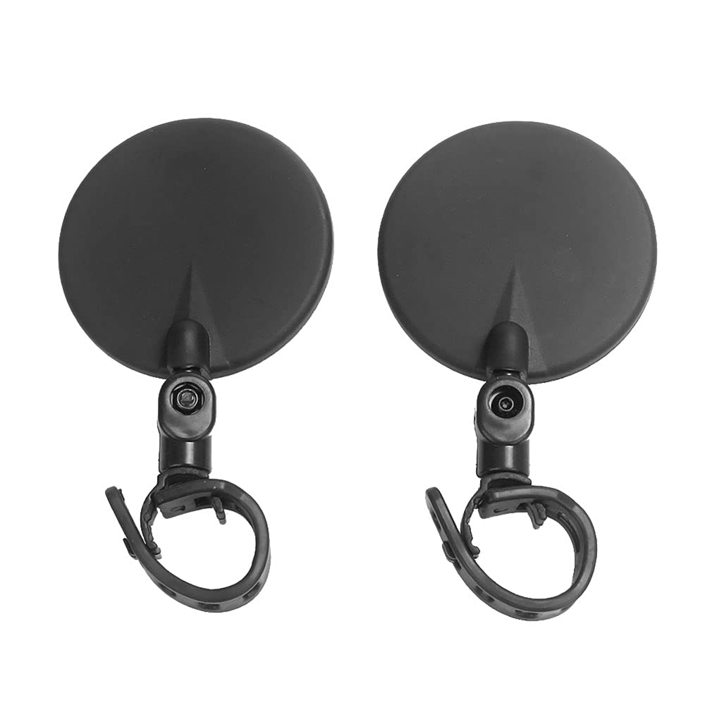 Lixada 2-Pack Universal Bike Mirrors - Adjustable Rearview Handlebar Mirrors for Electric Scooters, Mountain Bikes & Road Bikes - Enhanced Safety for Commuting & Outdoor Cycling