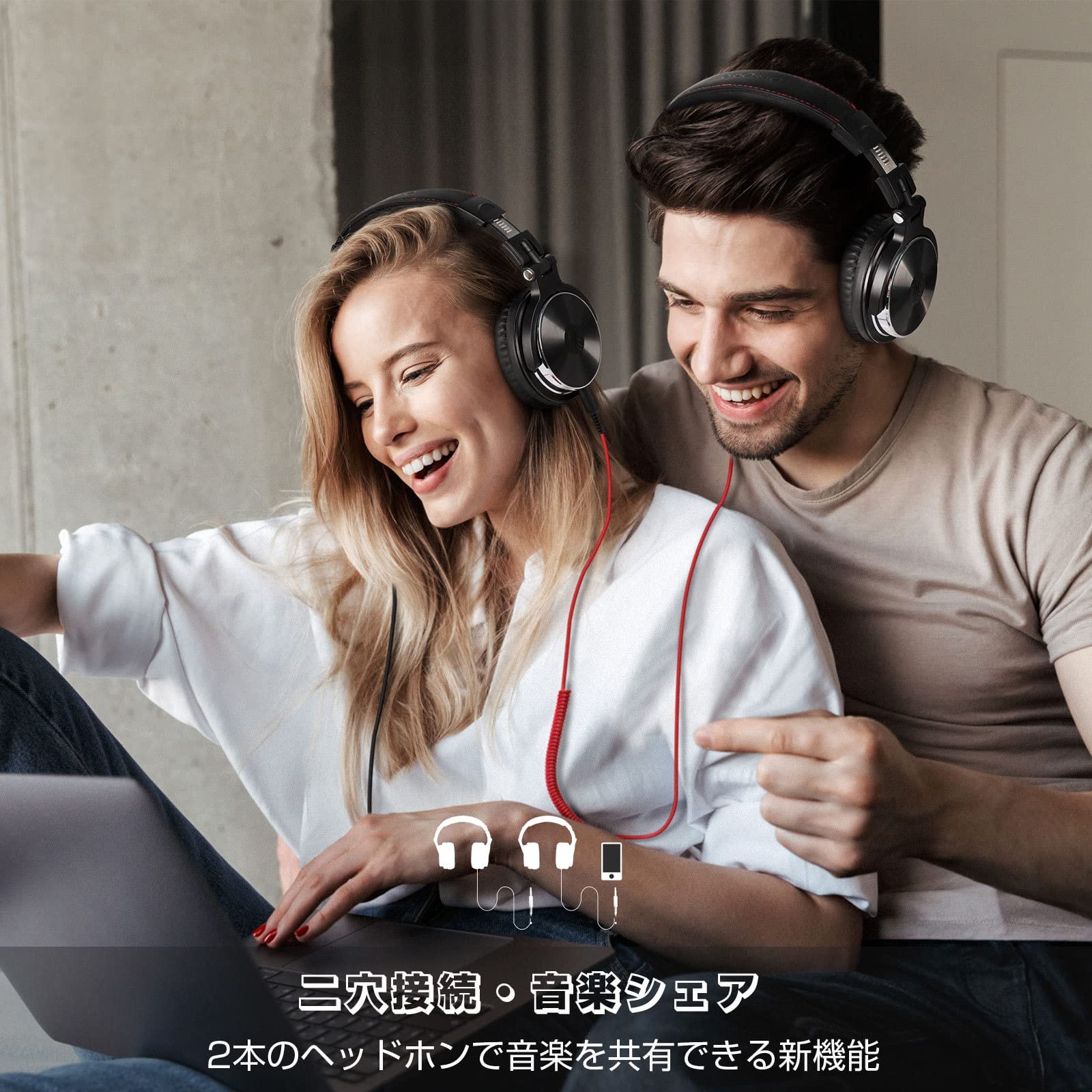 OneOdio Pro 10 Professional Over-Ear Studio Headphones - 50mm Large Driver, Dual 3.5mm & 6.35mm Jack - Perfect for DJ Monitoring, Music Recording, Podcasting, Gaming & PC/Mobile Audio (Black)