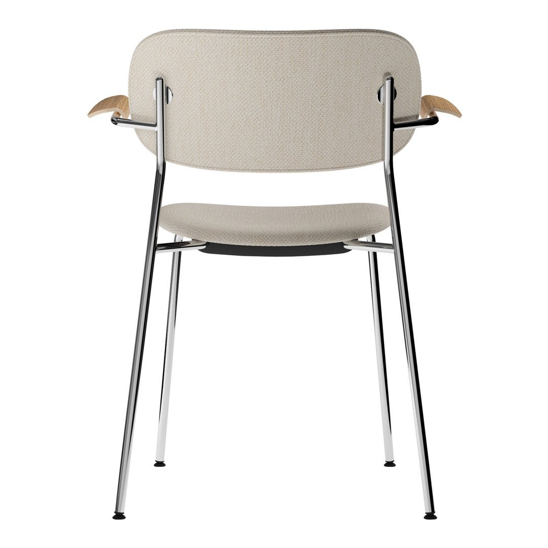 Modern Co Dining Chair with Armrests - Fully Upholstered Comfortable Seat for Kitchen, Dining Room & Breakfast Nook