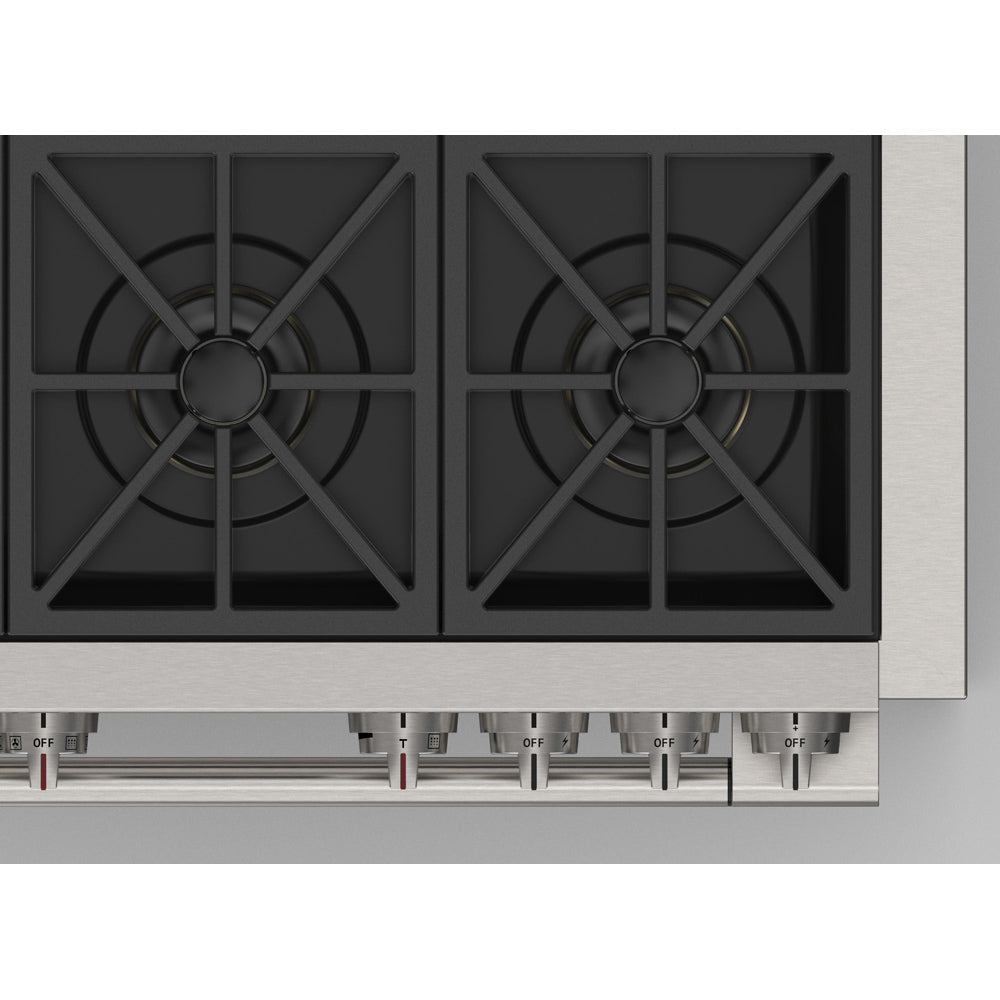 Fulgor Milano 36-inch 600 Series Dual Fuel Range with 6 Burners - Stainless Steel Professional Gas Stove (Model F6PDF366S1) | Perfect for Home Chefs & Gourmet Cooking