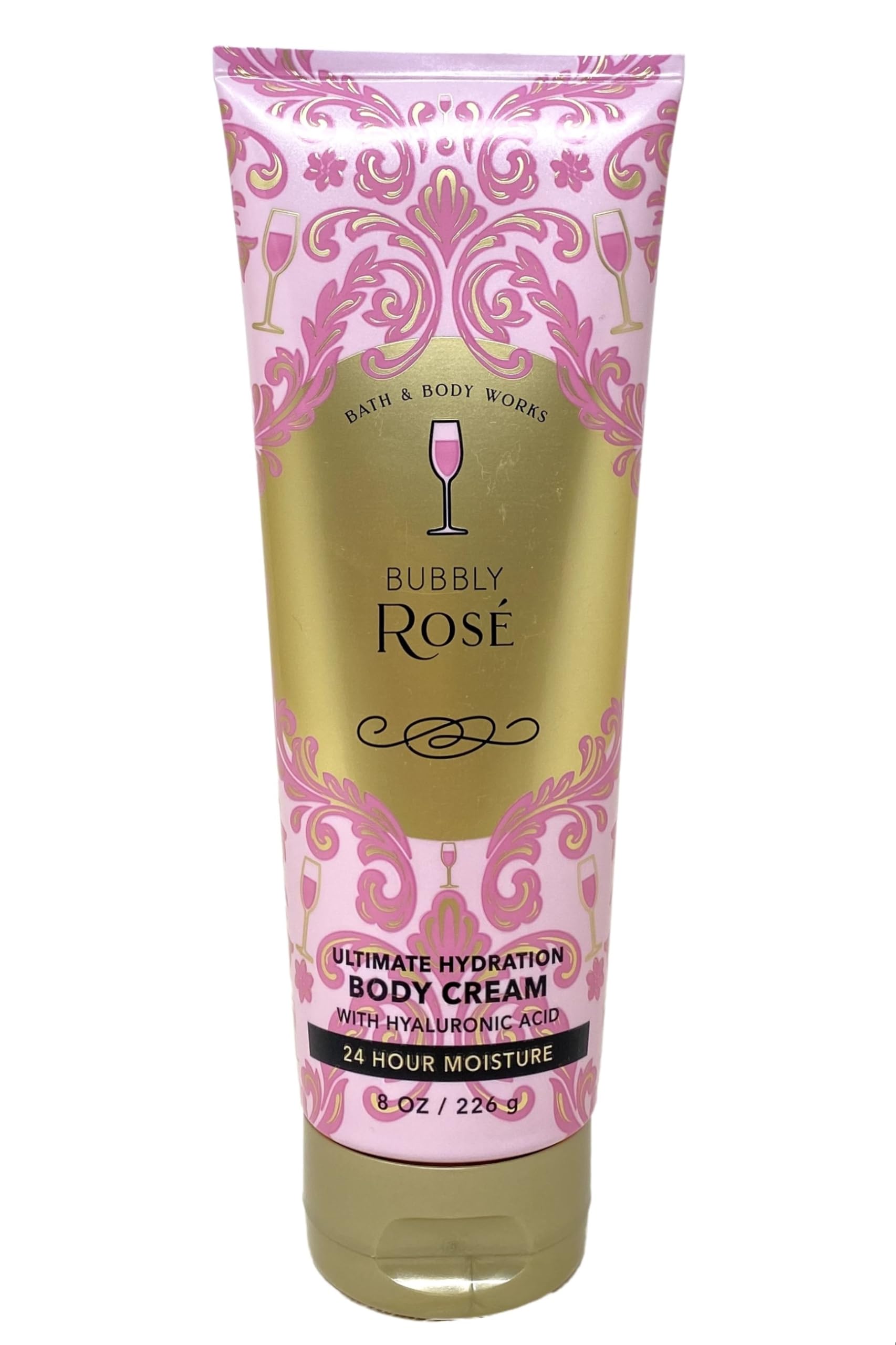 Bath & Body Works Bubbly Rosé Ultimate Hydration Body Cream 2 Pack - Moisturizing Lotion for Dry Skin, Luxurious Spa Treatment at Home, Perfect Gift for Women