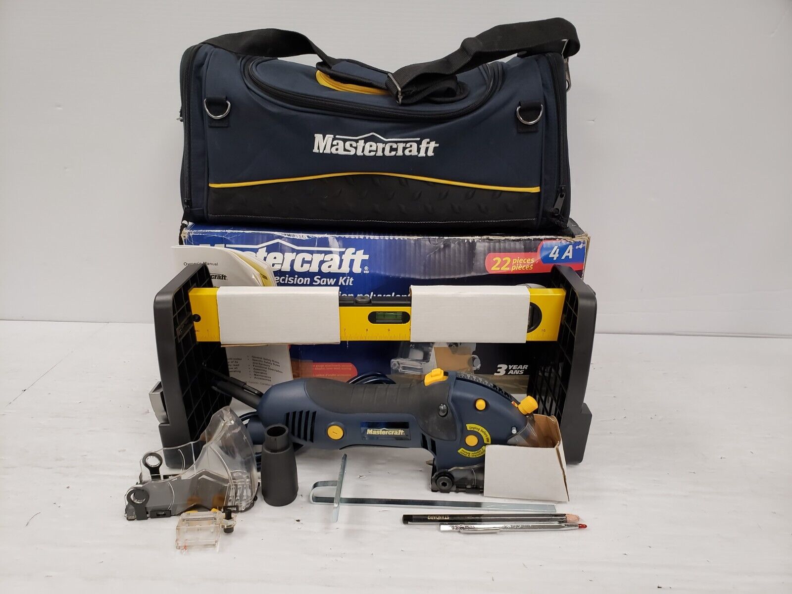 Mastercraft 554 8333 2 Multi Cutter Precision Saw Kit - Professional Cutting Tool for DIY Projects, Home Repairs & Crafting