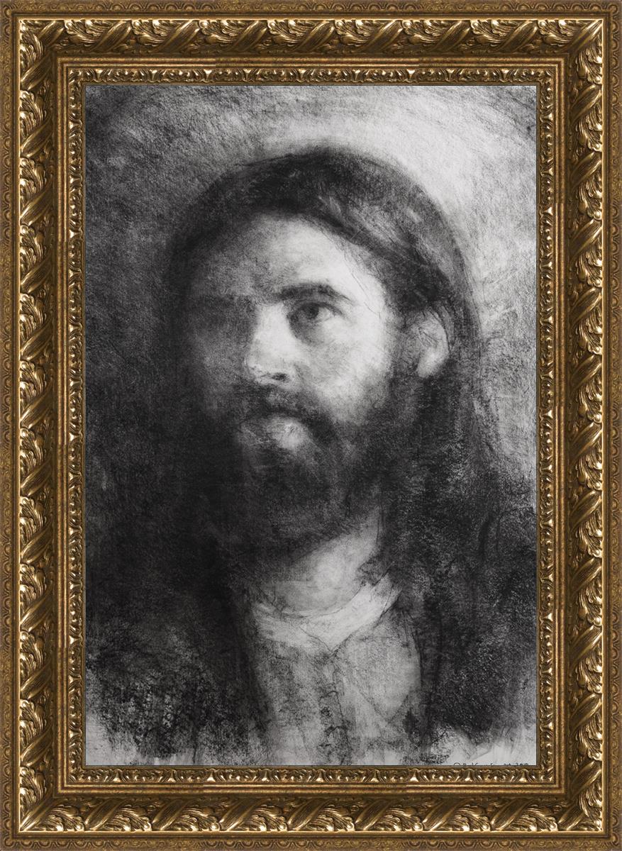 Man of Sorrows by Paul Romeri - Premium Grass Wall Art for Home & Office Decor - Perfect for Living Rooms, Bedrooms, and Workspaces