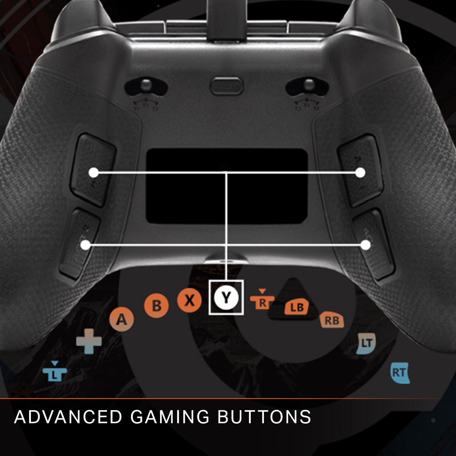 PowerA FUSION Pro 4 Wired Gaming Controller for Xbox Series X|S & Xbox One - Officially Licensed Gamepad with Customizable Buttons for PC Windows 10/11 - Perfect for Competitive Gaming, FPS & Racing Games