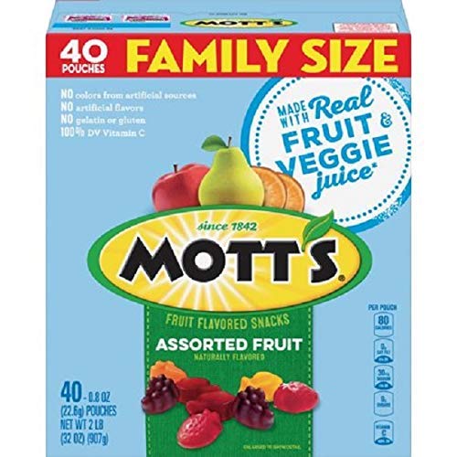 Healthy Fruit Snacks Variety Pack - Gluten Free, Vegan, No Artificial Colors - Perfect for Lunchboxes, Office Snacks & On-the-Go Energy Boost