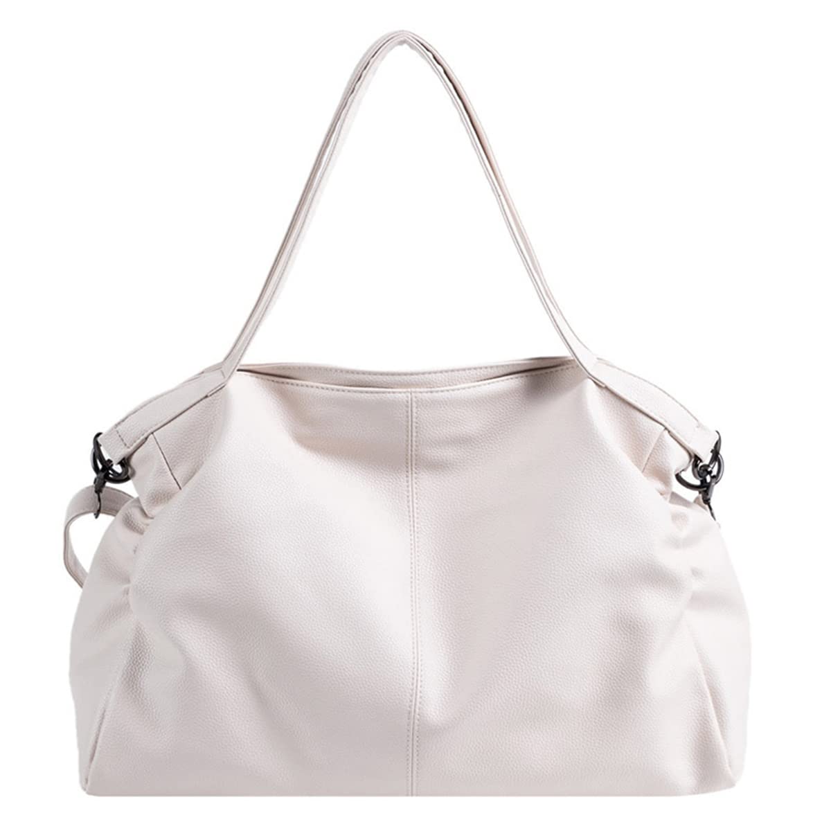 HANDAFA Large PU Leather Tote Bag for Women - Office Work & Travel Shoulder Bag