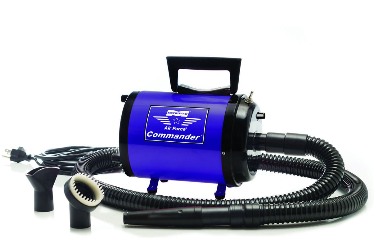 Air Force Commander Pet Dryer with Adjustable Speed & Temperature Control (AFTD 1V) - Perfect for Grooming Dogs & Cats at Home or Professional Pet Salons