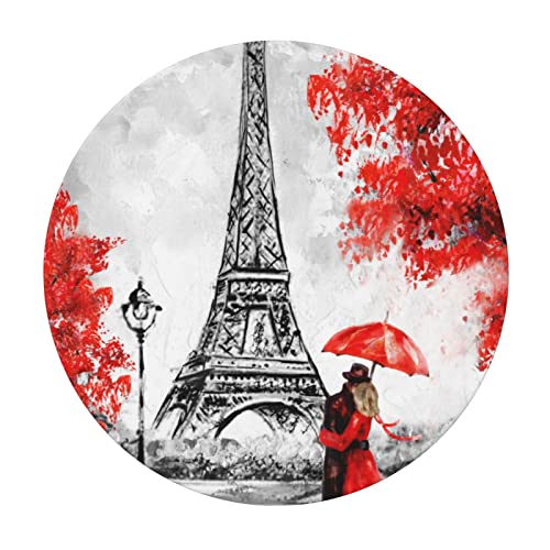 Red Eiffel Tower Lovers