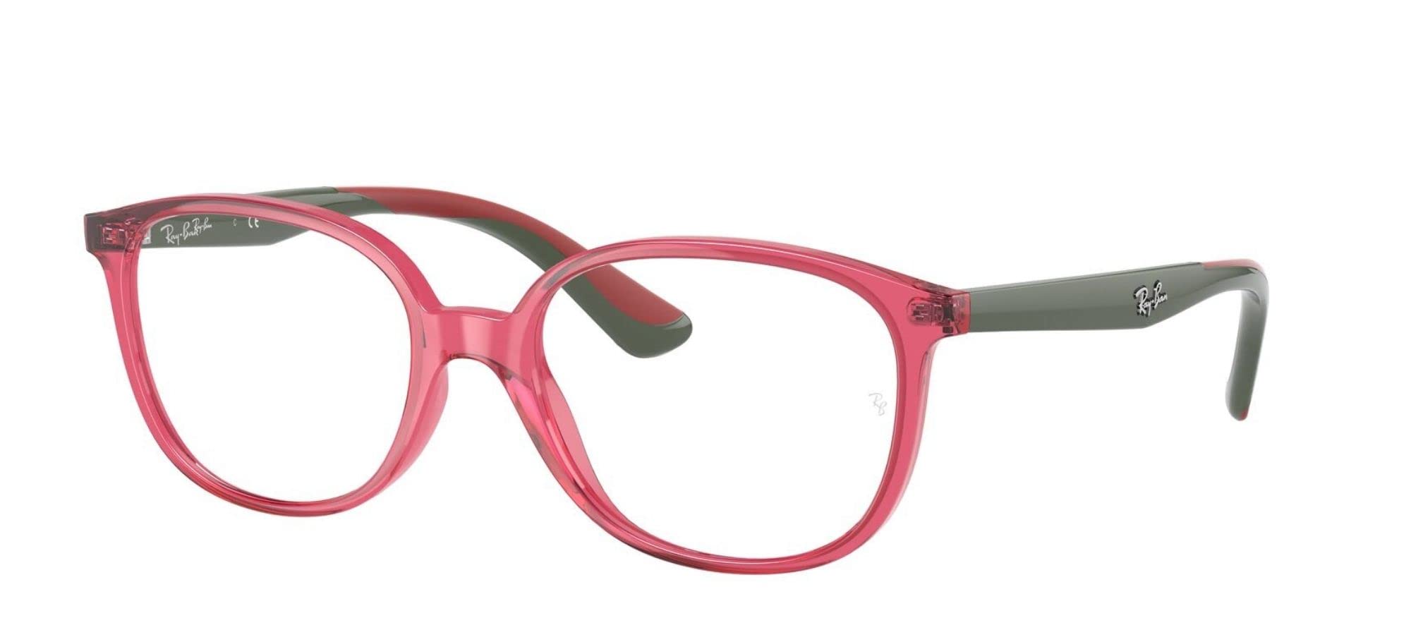 Ray-Ban Kids' Ry1598 Square Prescription Eyeglass Frames - Durable & Stylish Eyewear for Boys & Girls - Perfect for School, Sports & Outdoor Activities