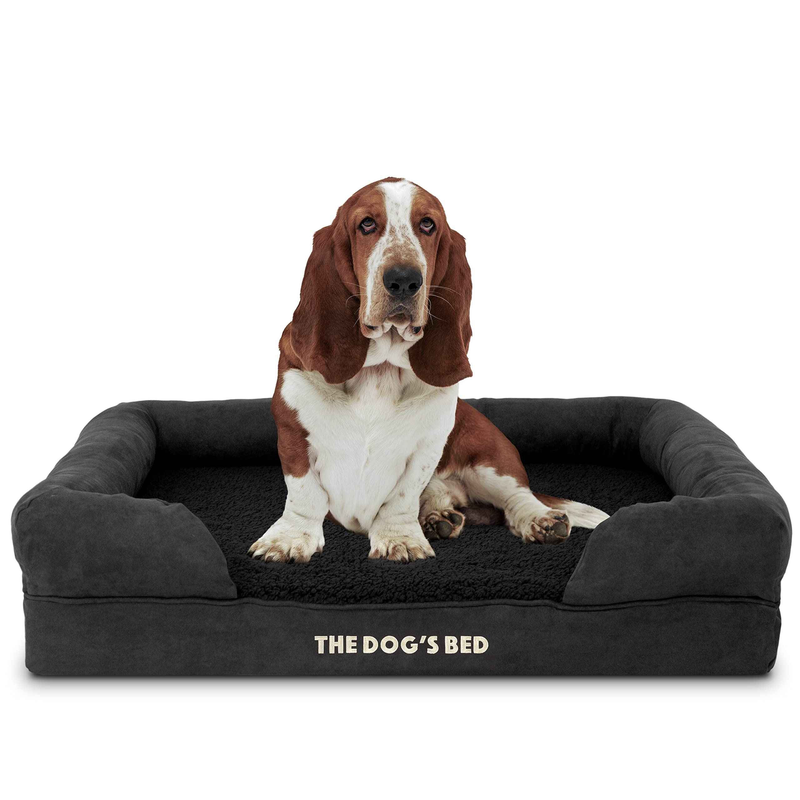 Large Memory Foam Dog Bed for Arthritis & Hip Relief - Waterproof Washable Cover - Perfect for Post-Surgery Recovery & Joint Pain