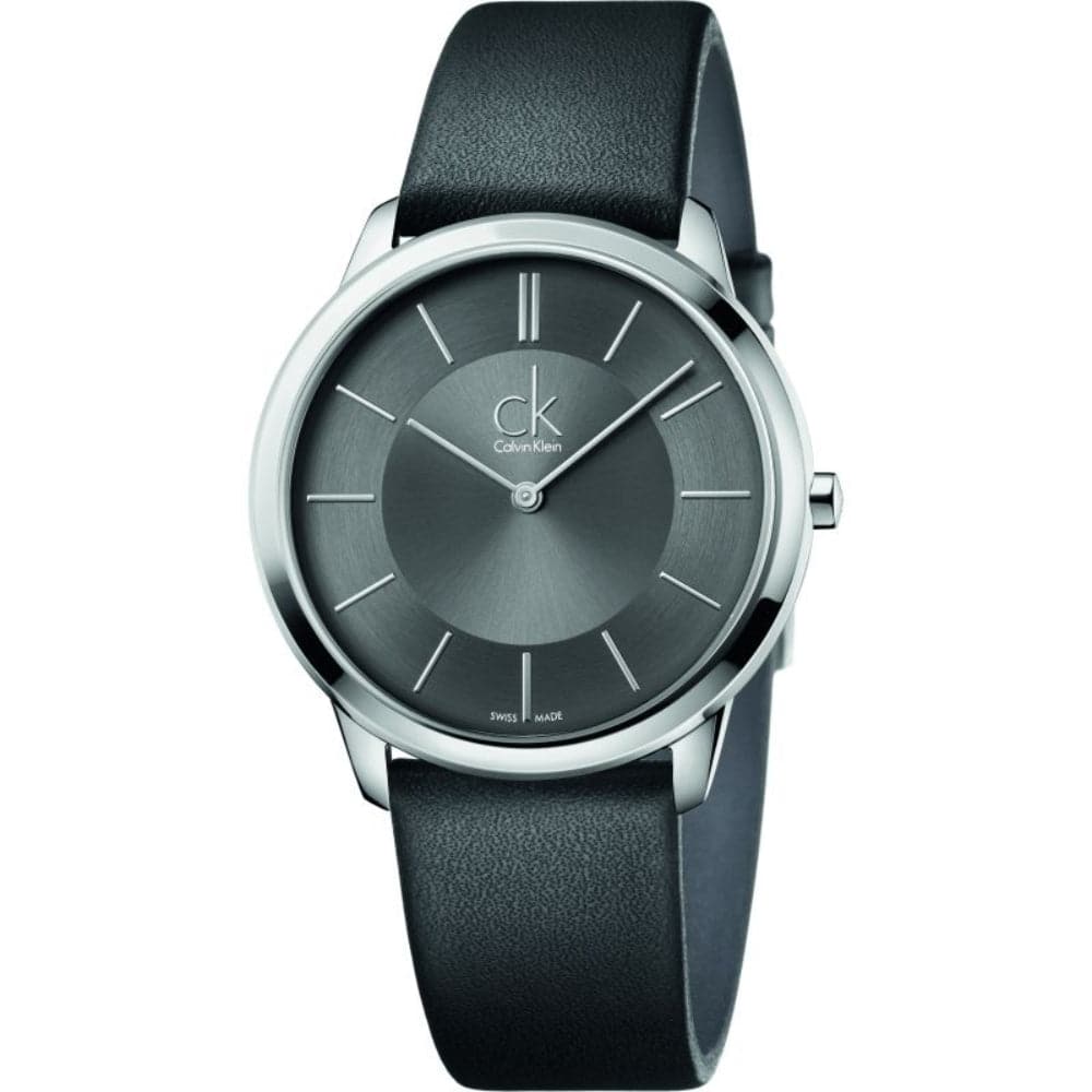 Calvin Klein Minimal K3M211C4 Men's Watch - Slim Stainless Steel Dress Watch for Business & Formal Occasions