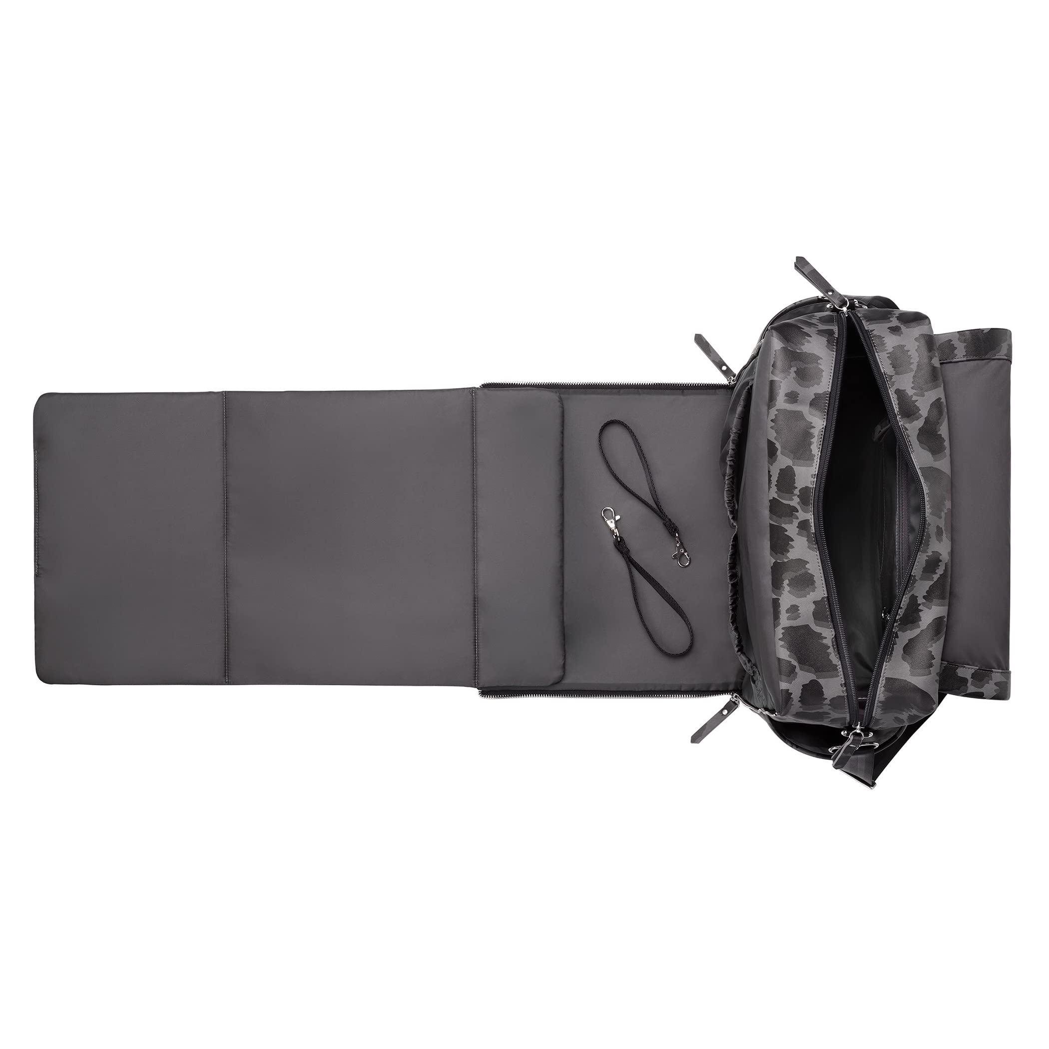 Petunia Pickle Bottom Boxy Backpack Diaper Bag - Stylish Spacious Baby Backpack for Moms & Dads | Waterproof Travel & Everyday Use | Shadow Leopard Print | Perfect for Daycare, Outings & Parenting On-The-Go