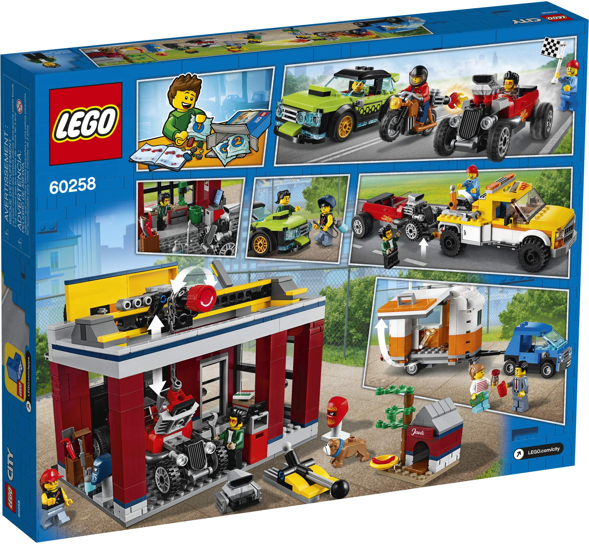LEGO City Toy Car Garage 60258 Building Set - 897 Pieces STEM Toy for Kids Ages 6-12 | Creative Play, Birthday Gift & Room Decor for Boys & Girls | Perfect for Pretend Play & City Themed Adventures