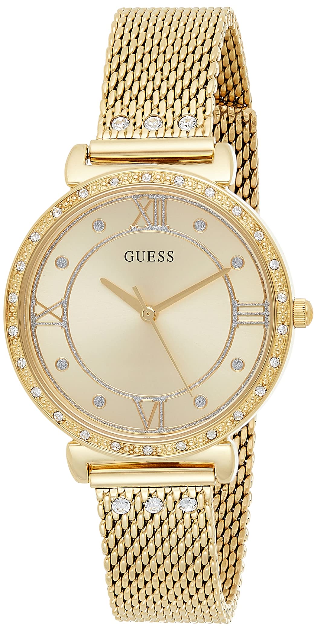 Guess Women's Stainless Steel Analog Watch - Elegant Timepiece for Work, Casual & Special Occasions