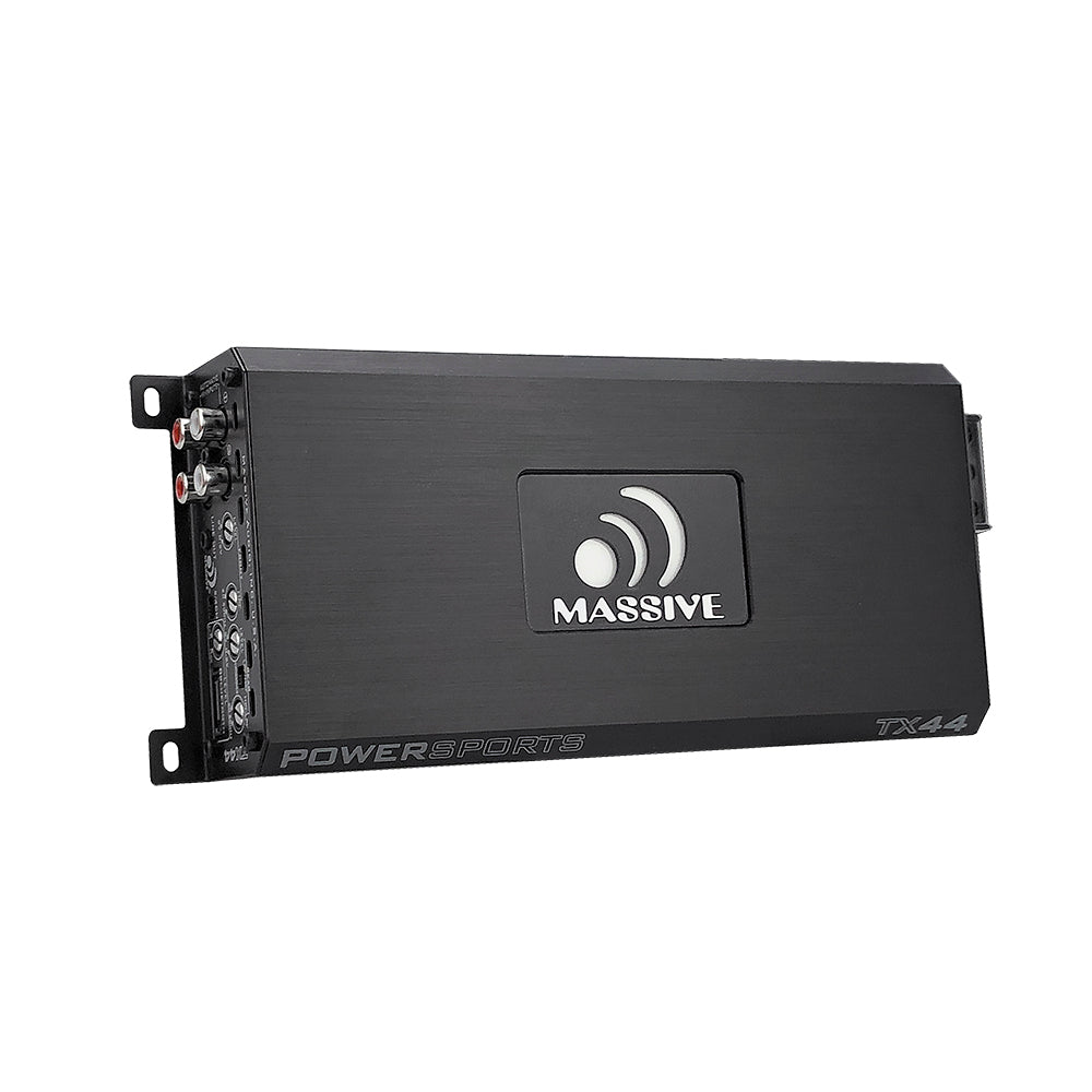 TX44 120W x 4 @ 4 Ohm RMS 4-Channel Marine Bluetooth Amplifier - Perfect for Boats, Marine Audio Systems & Waterproof Car Stereo Upgrades