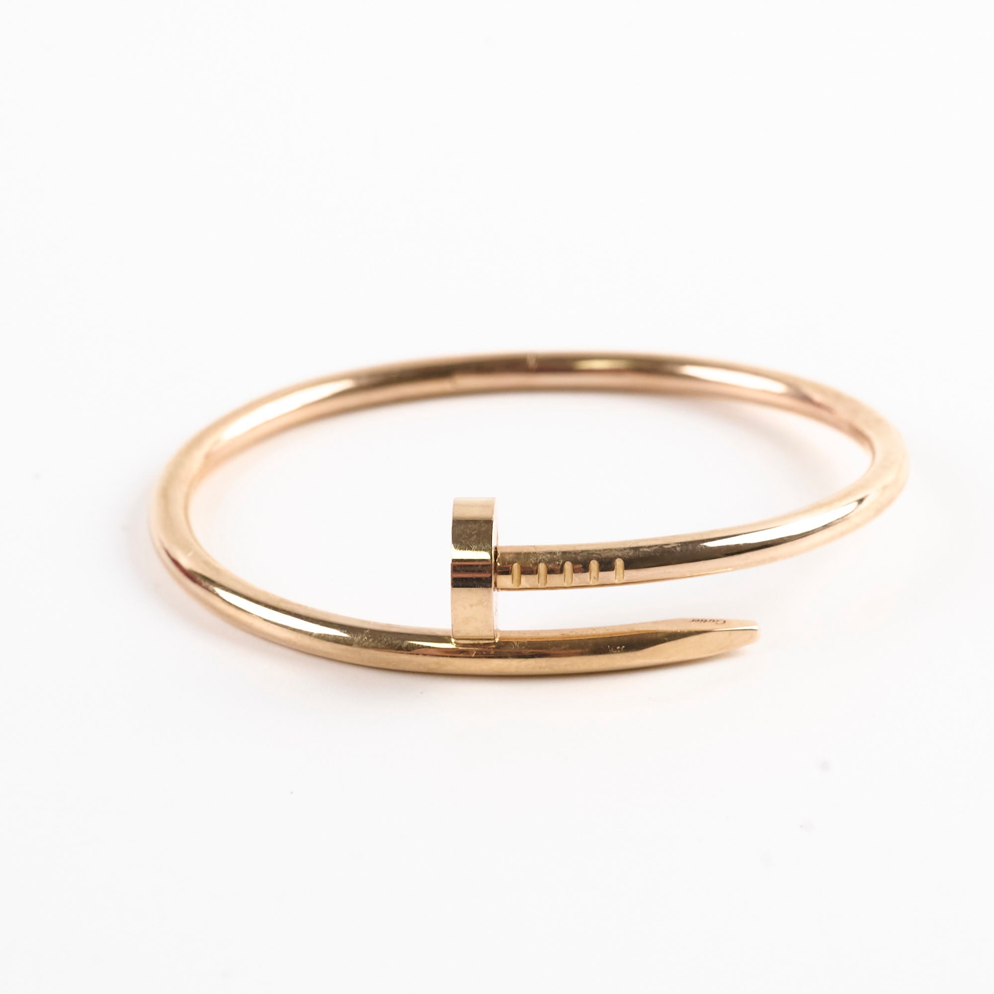 Cartier Juste Un Clou Bracelet 18K Rose Gold Size 16 - Luxury Nail Bangle for Women, Perfect for Gifts, Parties & Special Occasions