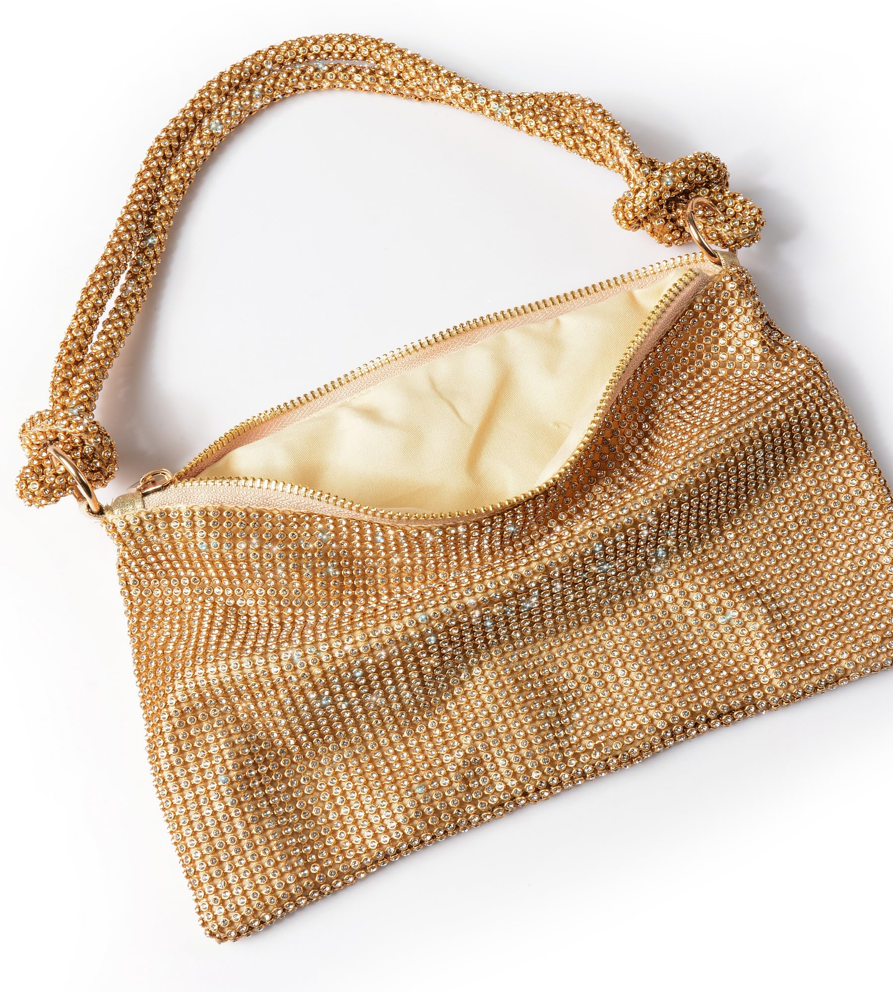 Sparkly Rhinestone Evening Clutch Purse for Women - Elegant Crystal Hobo Bag with Bling for Party, Club & Special Occasions | Perfect for Weddings, Prom & Night Out