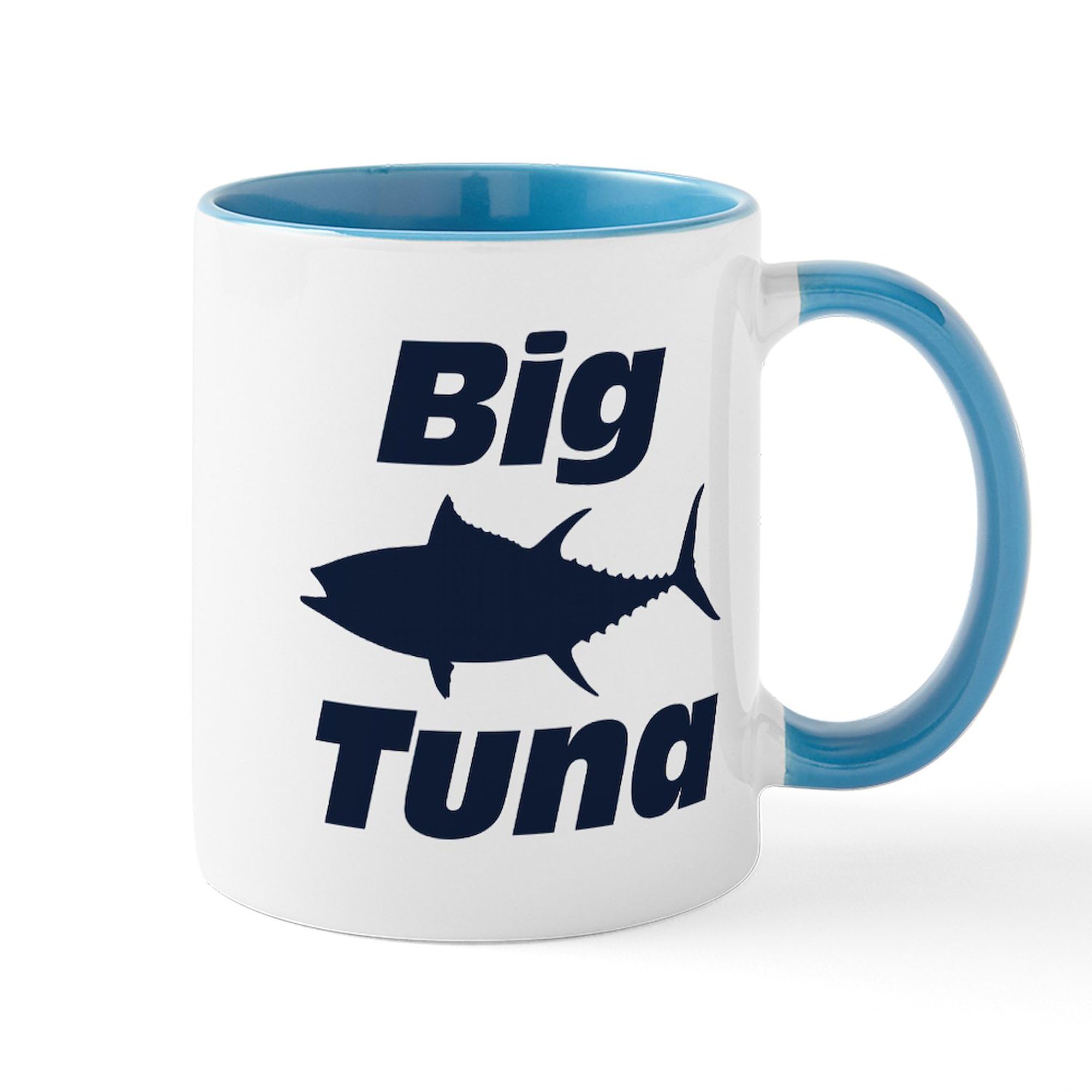 Big Tuna Ceramic Coffee Mug 11 oz (325ml) - Funny Novelty Gift for Office Workers & Fishing Enthusiasts - Perfect for Coffee, Tea & Hot Drinks at Home or Workplace