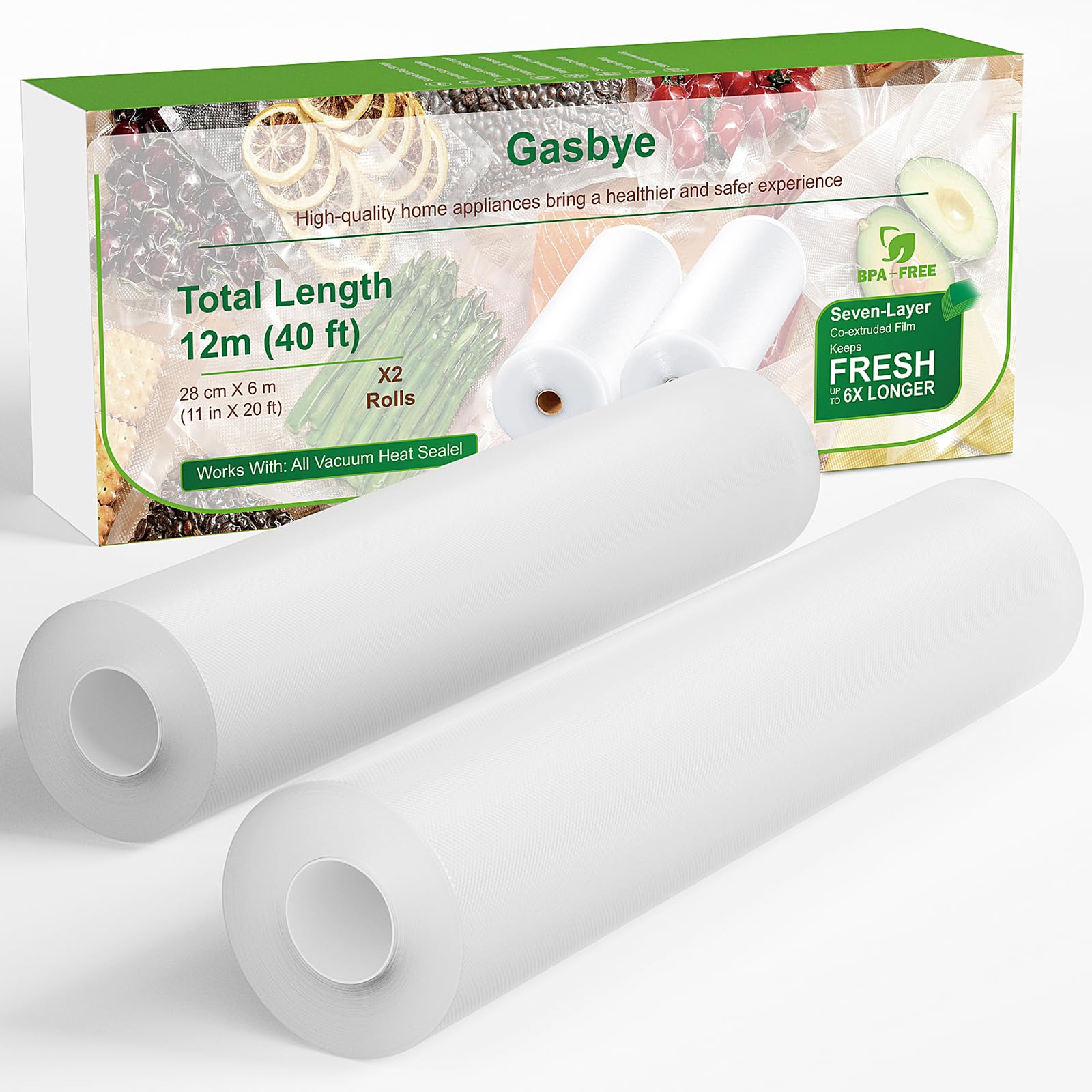 BPA-Free Vacuum Sealer Bags - 2 Pack 11