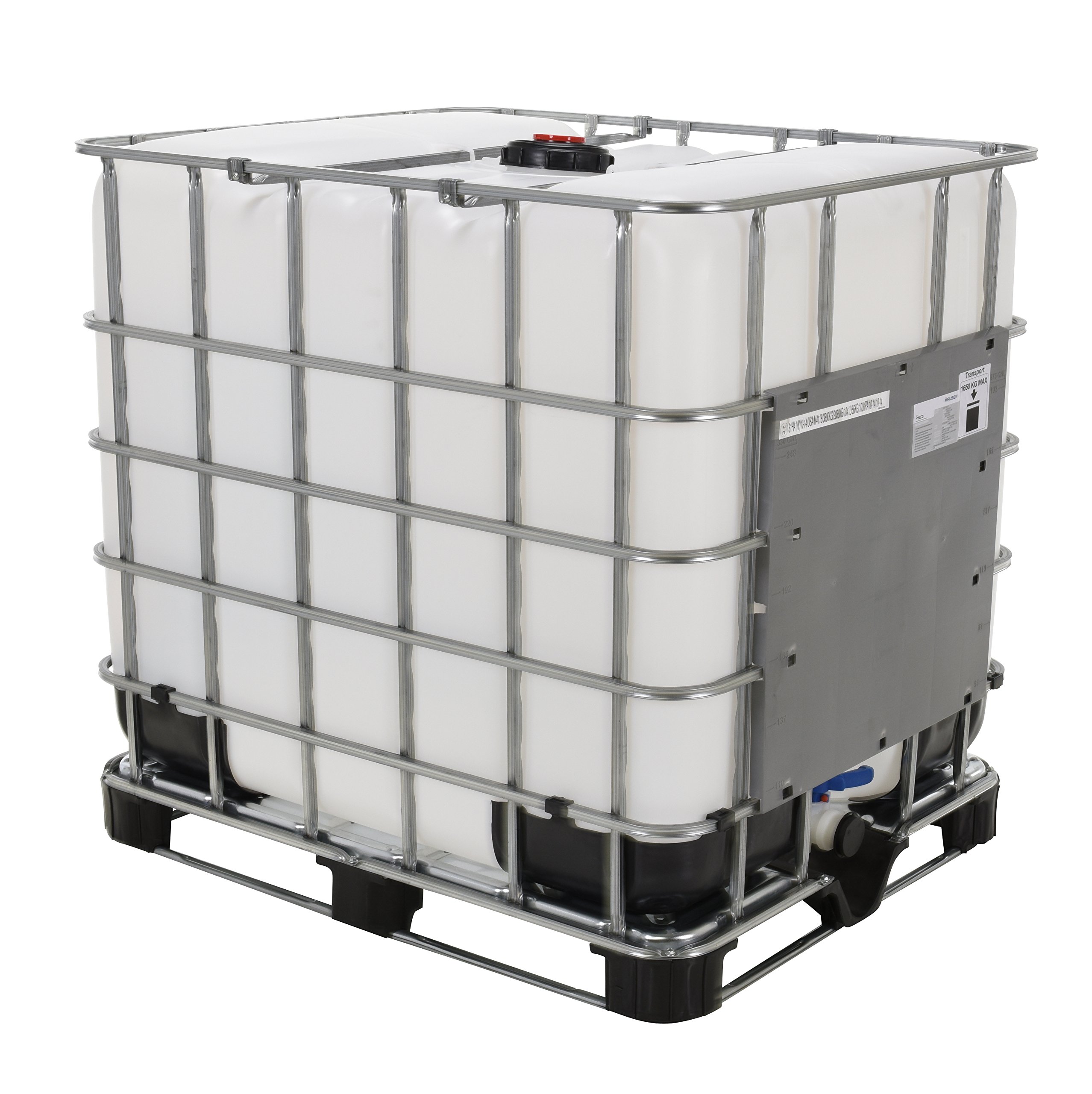 275 Gallon Intermediate Bulk Container (IBC) Tote - Heavy Duty Industrial Storage for Chemicals, Liquids & Bulk Materials | Perfect for Warehouse, Transport & Manufacturing Use