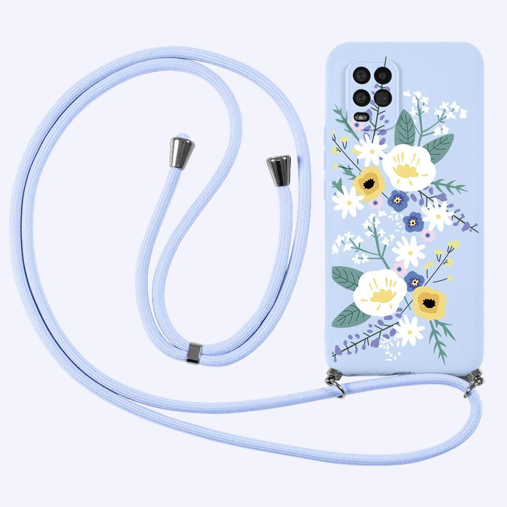 Xiaomi Mi 9 Case with Strap - Soft TPU Lanyard Cover for 6.39