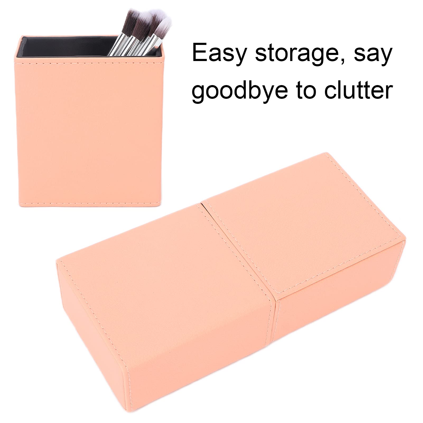 EXCLUZO Magnetic Waterproof Makeup Brush Case - High Capacity Cosmetic Bag for Travel & Home - Perfect for Organizing Brushes, Makeup & Beauty Products