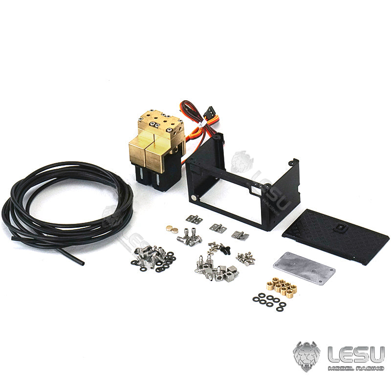 LESU Tool Box Reversing Valve Oil Pipe Set for Z0031 1/14 Scale Remote Control Crane Hydraulic Truck RC Dumper TGS Model - Replacement Parts for Construction Vehicle Toys & RC Model Car Accessories