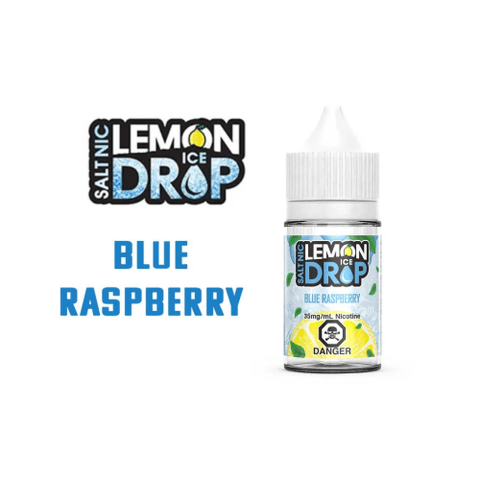 Premium Blue Raspberry Salt Nic E-Liquid with Lemon Drop Ice Flavor - 30mL Bottle for Vape Pens & Pod Systems - Refreshing All-Day Vape (Manitoba)