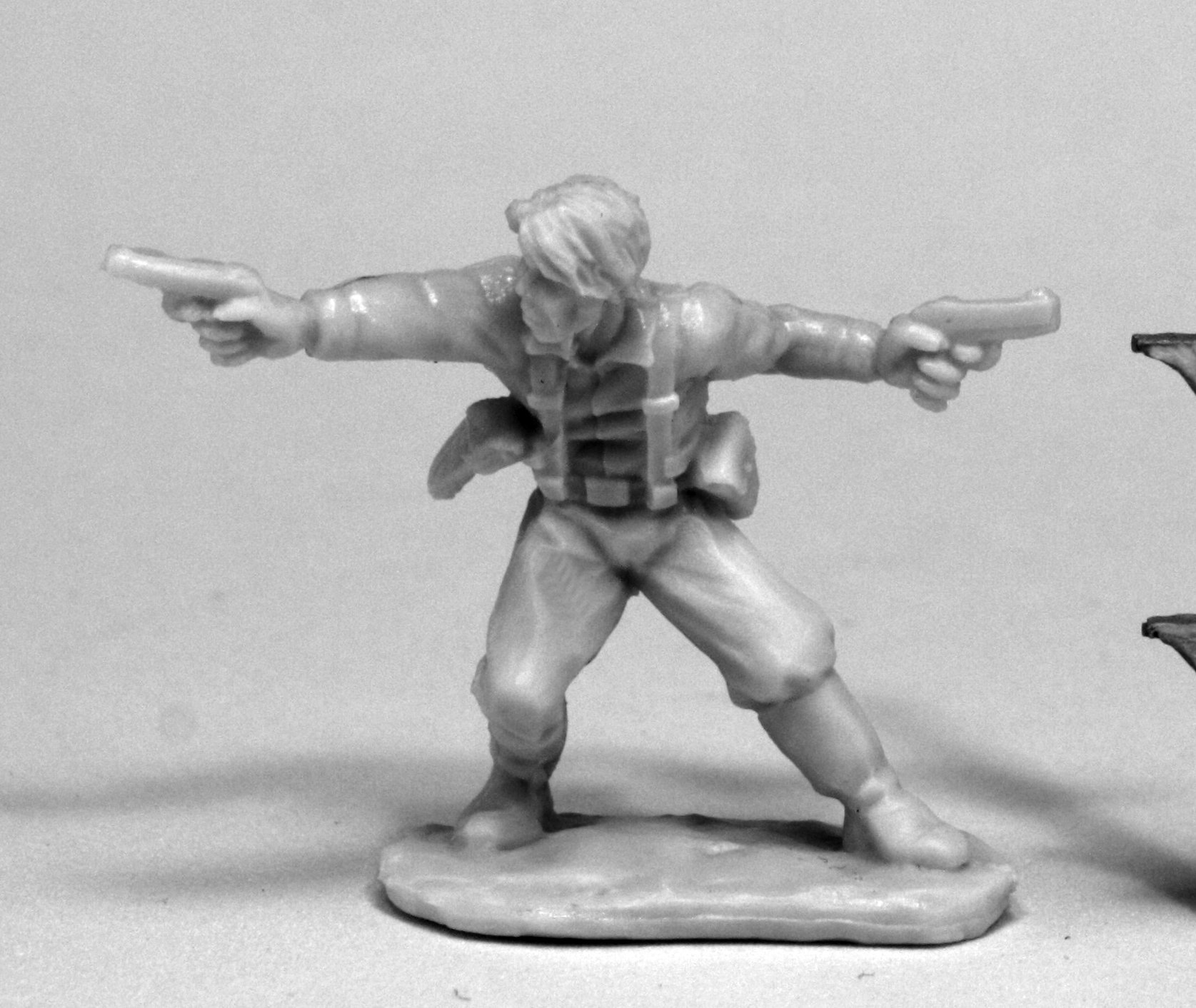 Reaper Miniatures 80074 Jake Ryan Hero Explorer - Chronoscope Bones Miniature for Tabletop RPG, D&D, Pathfinder & Wargaming Scenes