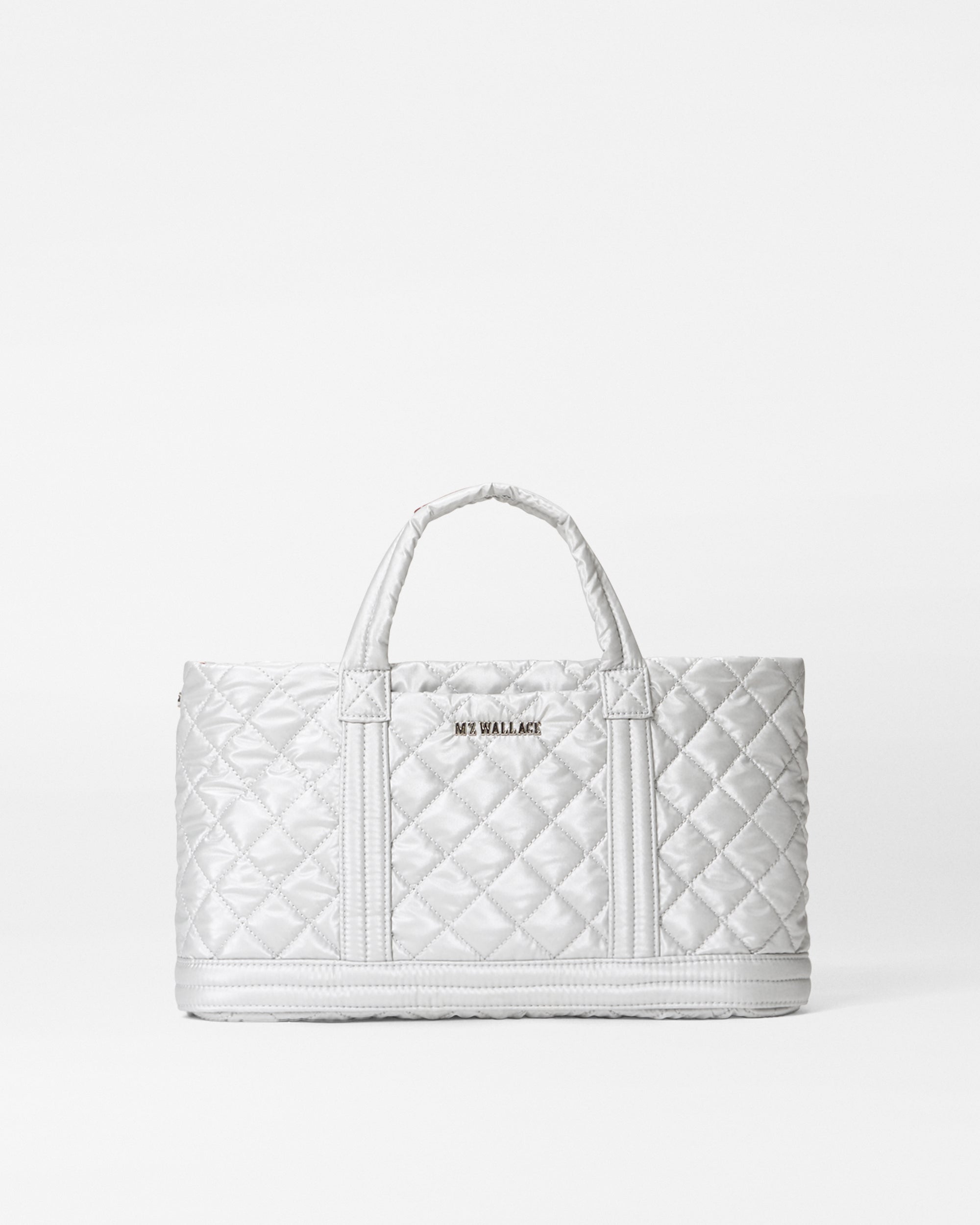 Stylish Oyster Metallic Metro Utility Crossbody Bag for Women - Fashionable & Functional Everyday Purse for Work, Travel & Shopping