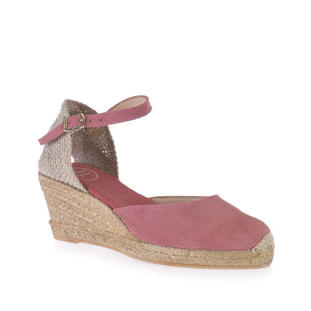 Lloret 5 Women's Suede Leather Wedge Espadrilles - Comfortable Casual Shoes for Summer Outings & Beach Vacations