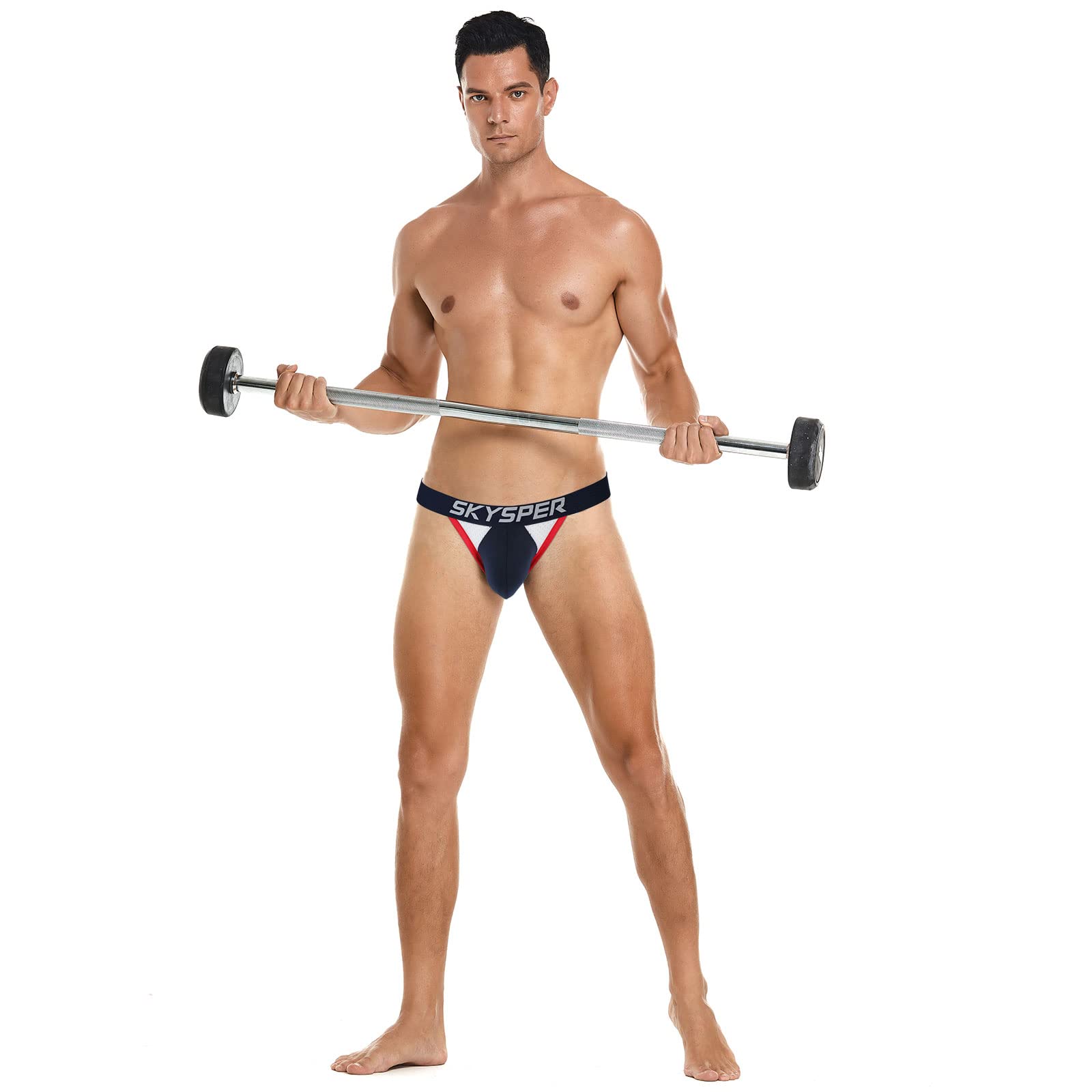 SKYSPER Men's Athletic Jockstrap Support Underwear - Breathable & Comfortable for Sports, Workout & Daily Wear - Sexy Male Underwear for Gym, Running & Active Lifestyle
