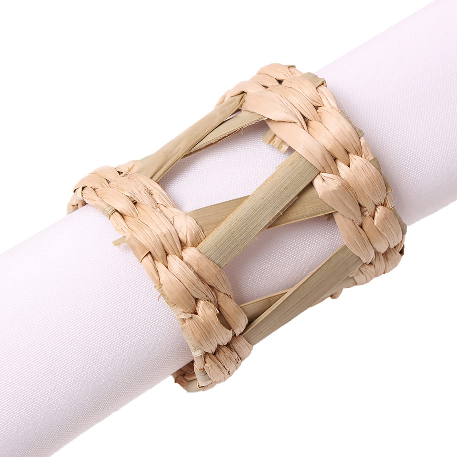 Eco-Friendly IKAXIYO Natural Napkin Holder | Handmade Plant Extracts Towel Ring | Sustainable Kitchen Accessory for Dining & Home Decor