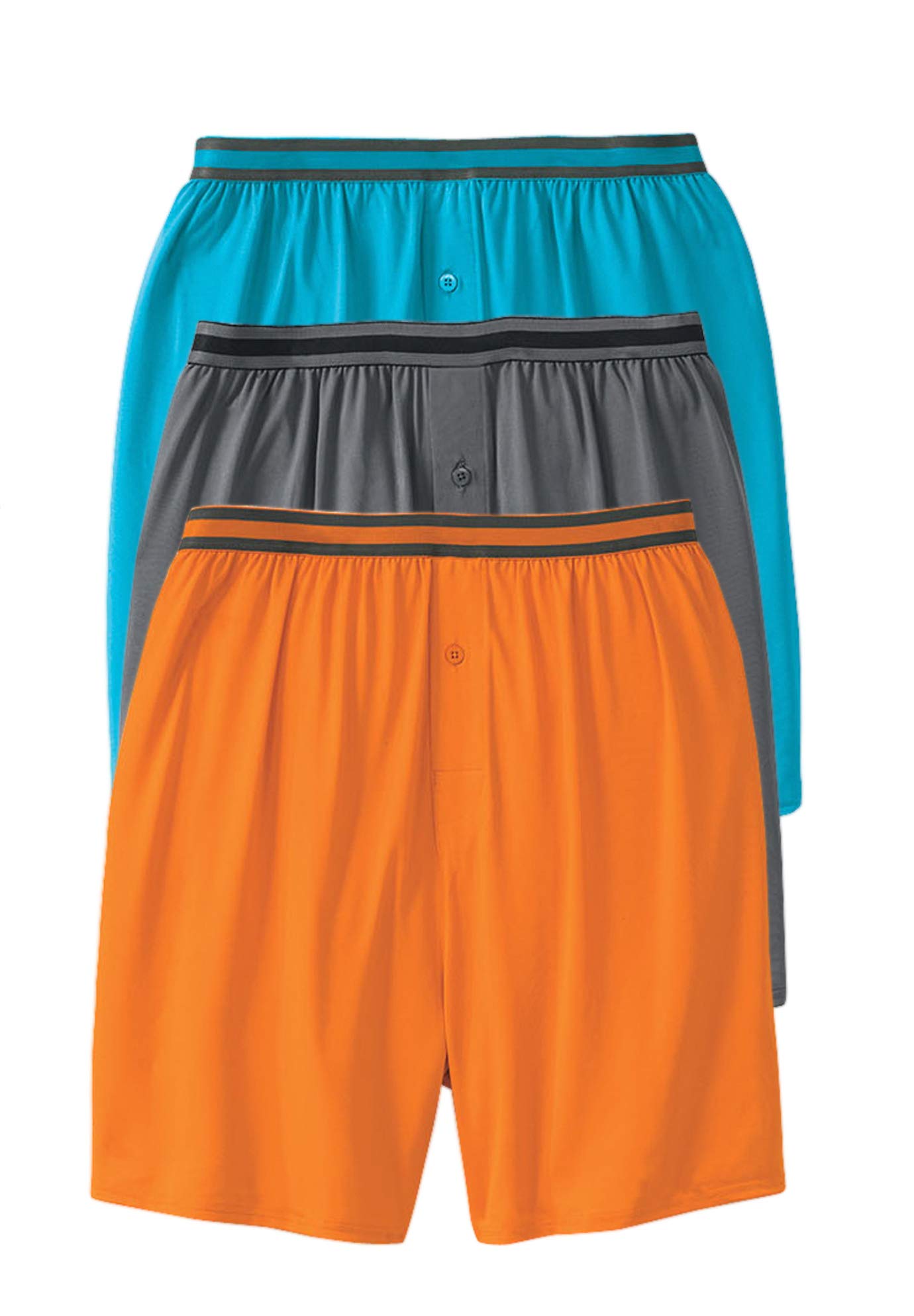 Big & Tall Men's Performance Flex Boxer Briefs - Kingsize Comfort for Active Lifestyles - Perfect for Workouts, Sports & Everyday Wear
