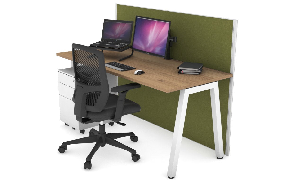 Horizon Quadro A Legs Office Desk - 1600L x 700W Modern Workstation for Home & Office - Perfect for Remote Work, Study & Professional Workspaces