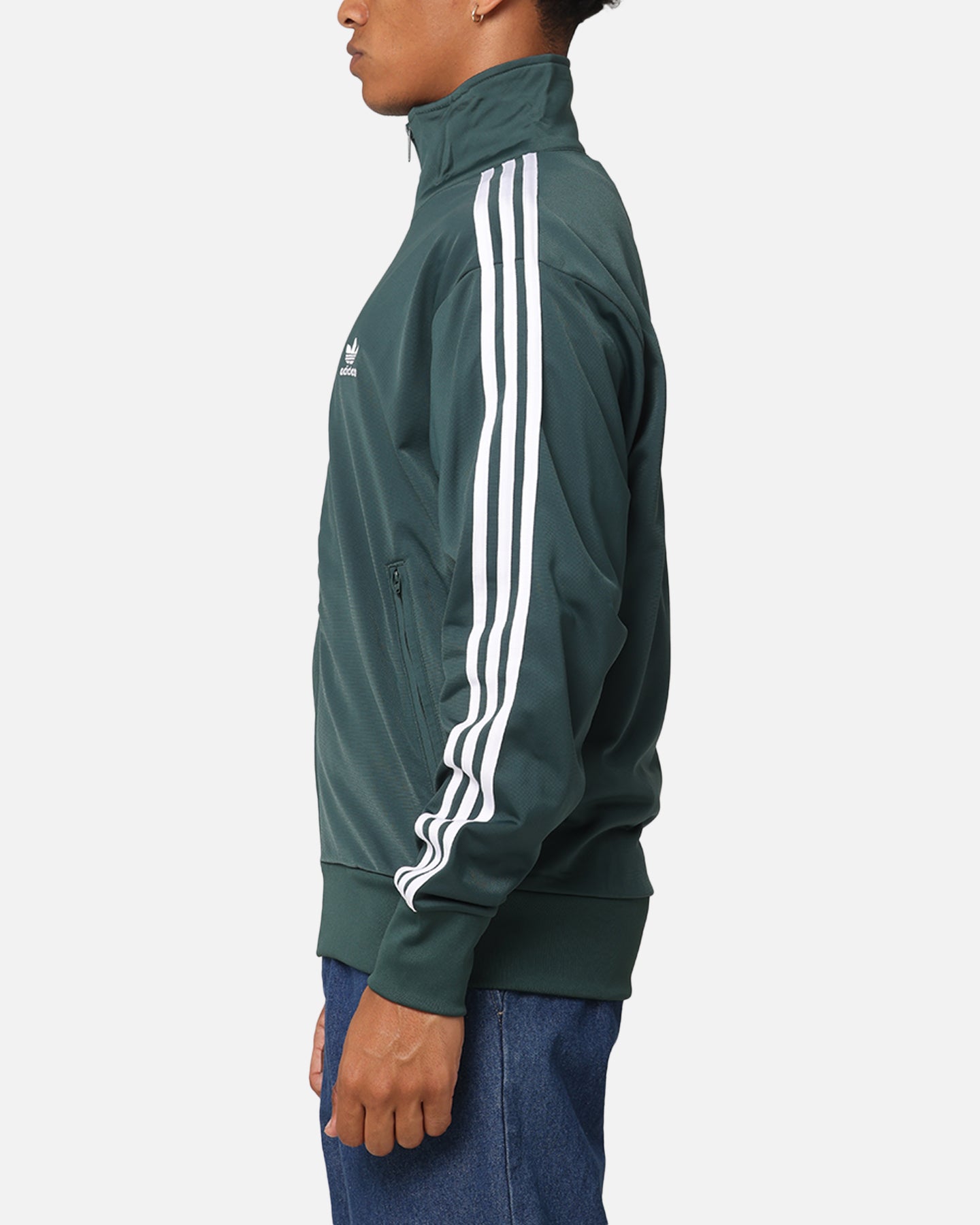 Adidas Firebird Track Jacket for Women & Men - Lightweight Running Windbreaker with Zipper - Mineral Green Athletic Jacket for Jogging, Gym Workouts & Outdoor Sports