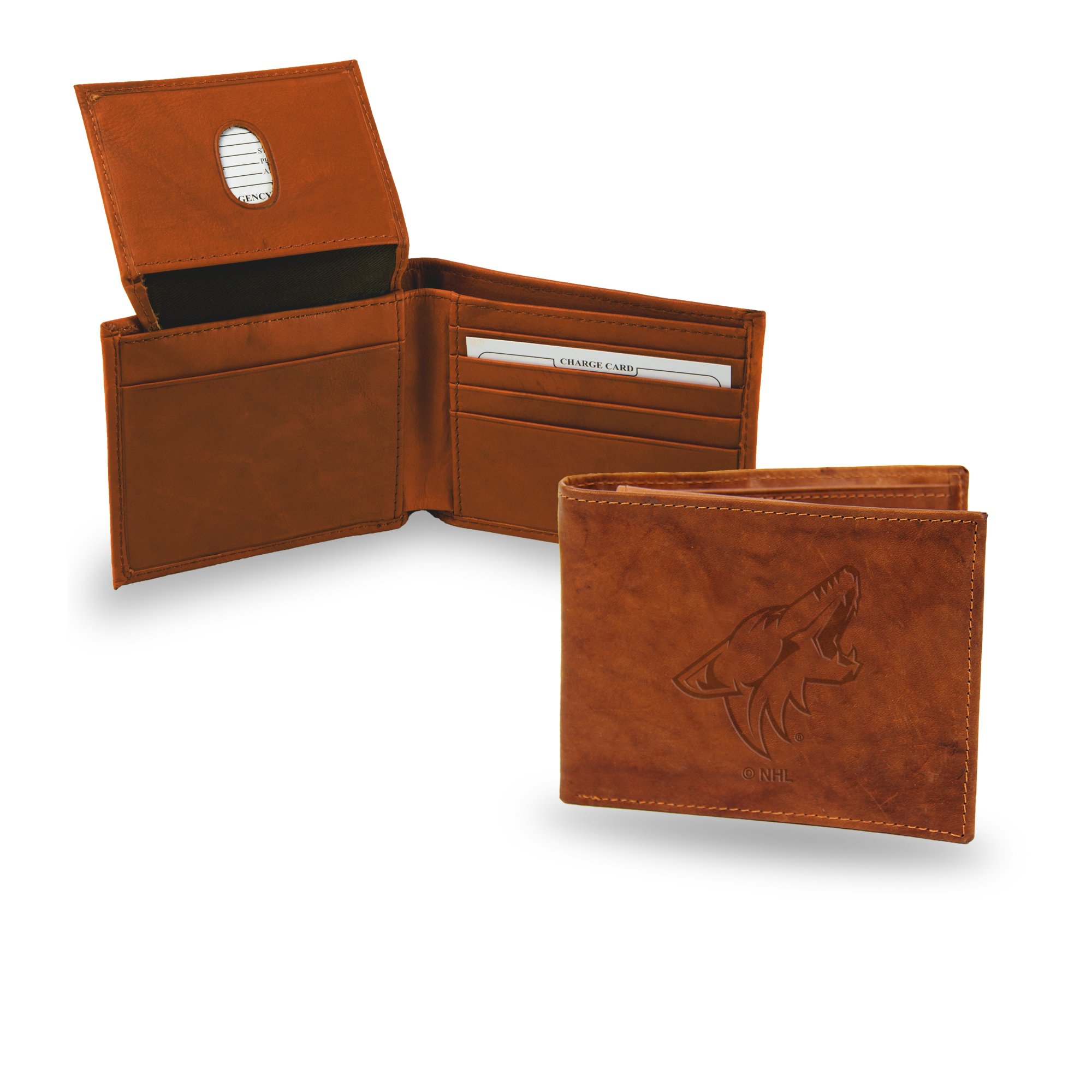 Anaheim Ducks NHL Official Embossed Leather Wallet for Men - Stylish Billfold for Hockey Fans & Everyday Use