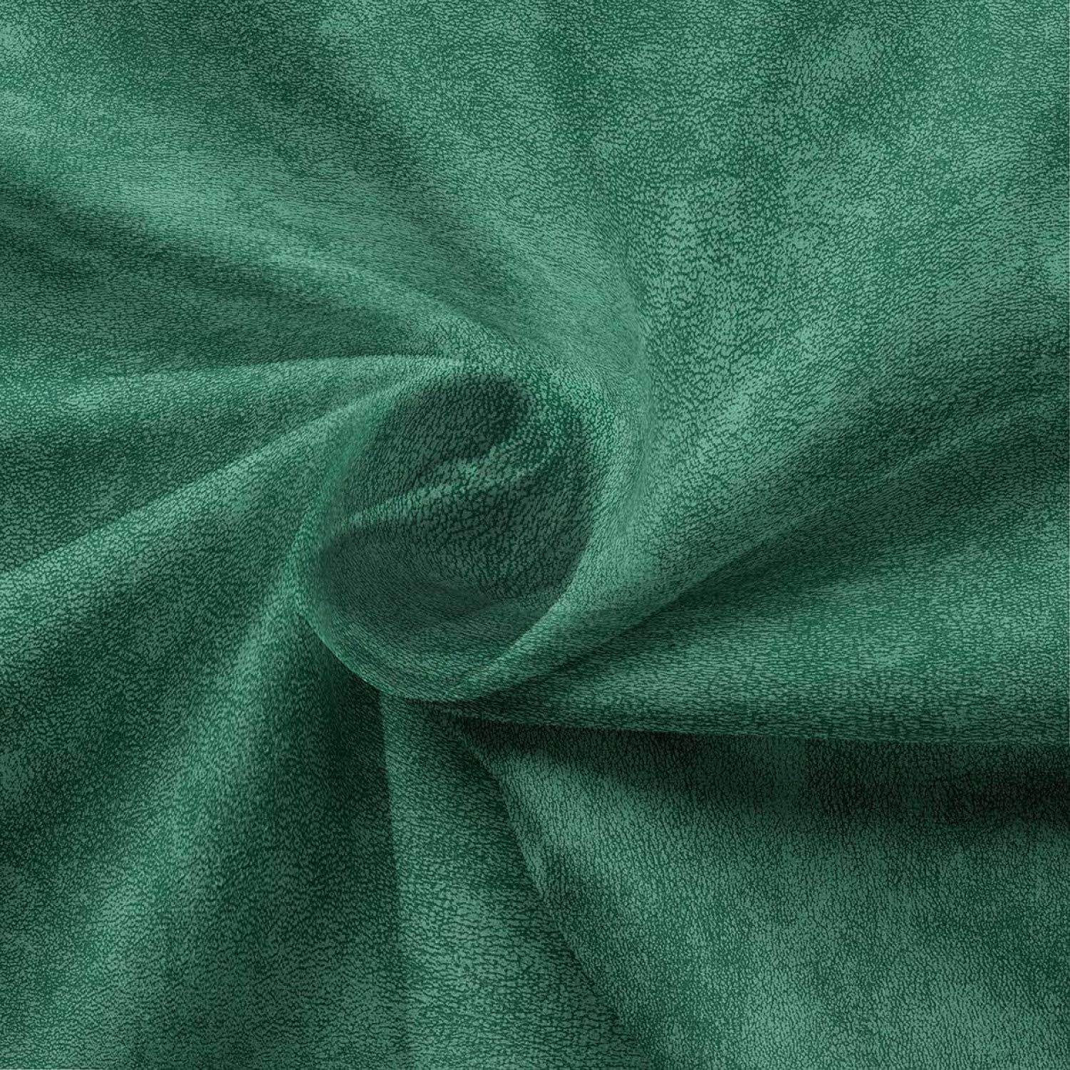 Ambesonne Faux Suede Fabric by The Yard - Digitally Printed Grunge Texture, Durable & Washable Upholstery Material for DIY Projects, Home Decor, Indoor/Outdoor Furniture (1 Yard, Fern Green) - Perfect for Sofa Covers, Pillows, Curtains & Crafting